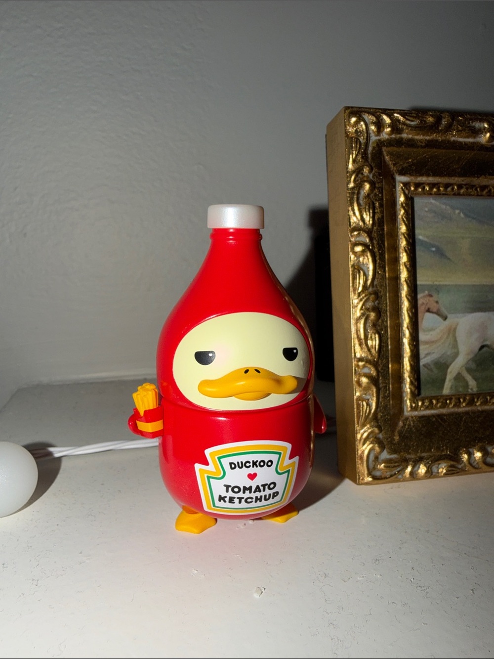 Duckoo Red Tomato Ketchup pop mart ( opened box ) mint condition